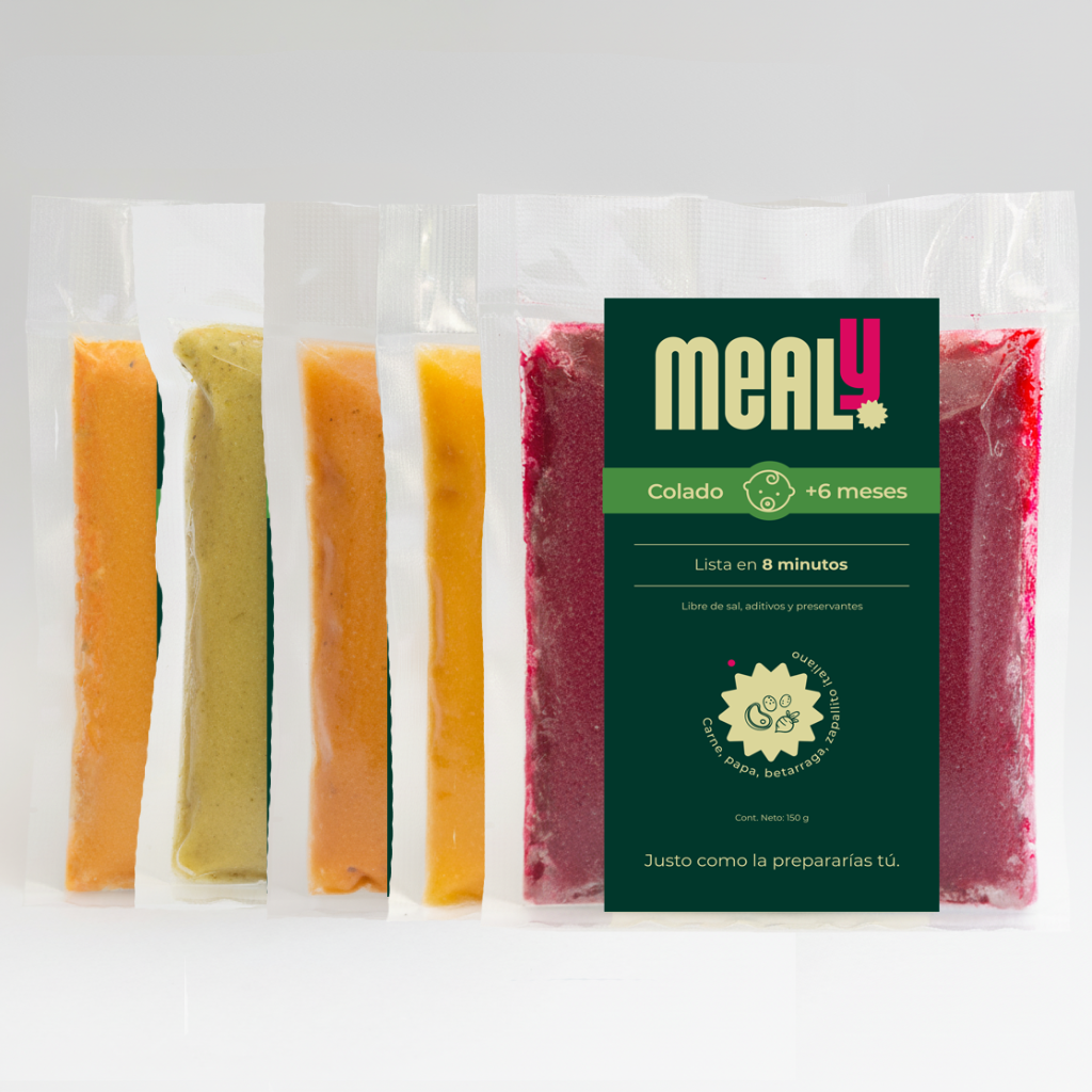 Pack x5 colado de carne, pollo, pavo, lentejas y garbanzos congelados para bebés | natural, sin sal, 150gr | mealy 1 Pack x5 Colado de Carne, Pollo, Pavo, Lentejas y Garbanzos congelados para bebés | Natural, sin sal, 150gr | Mealy