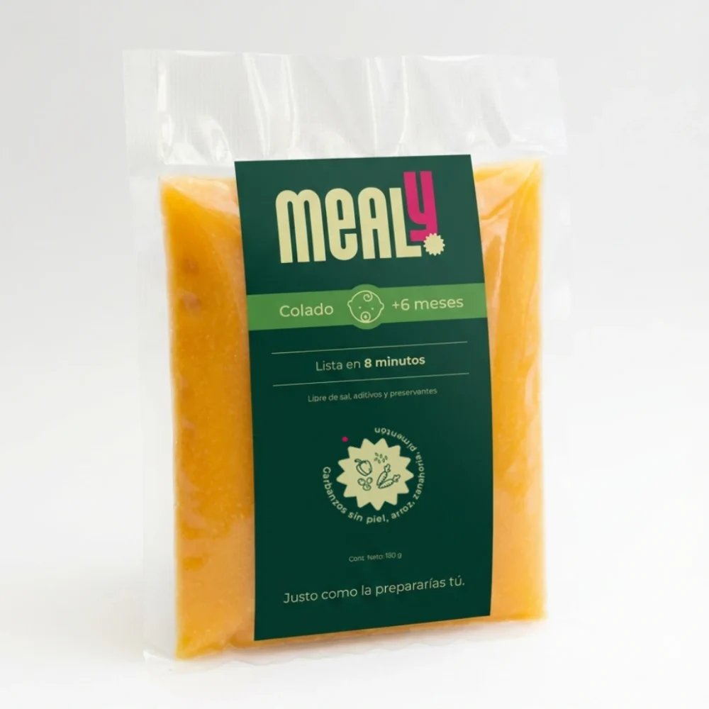 colado de garbanzos comida saludable para bebe